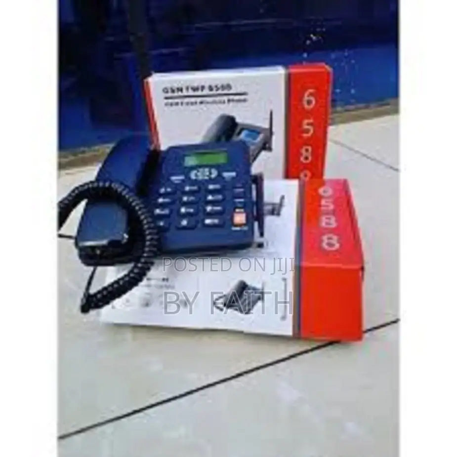 Home 6588 GSM Fixed Wireless Phone With Sim Card Slot][][