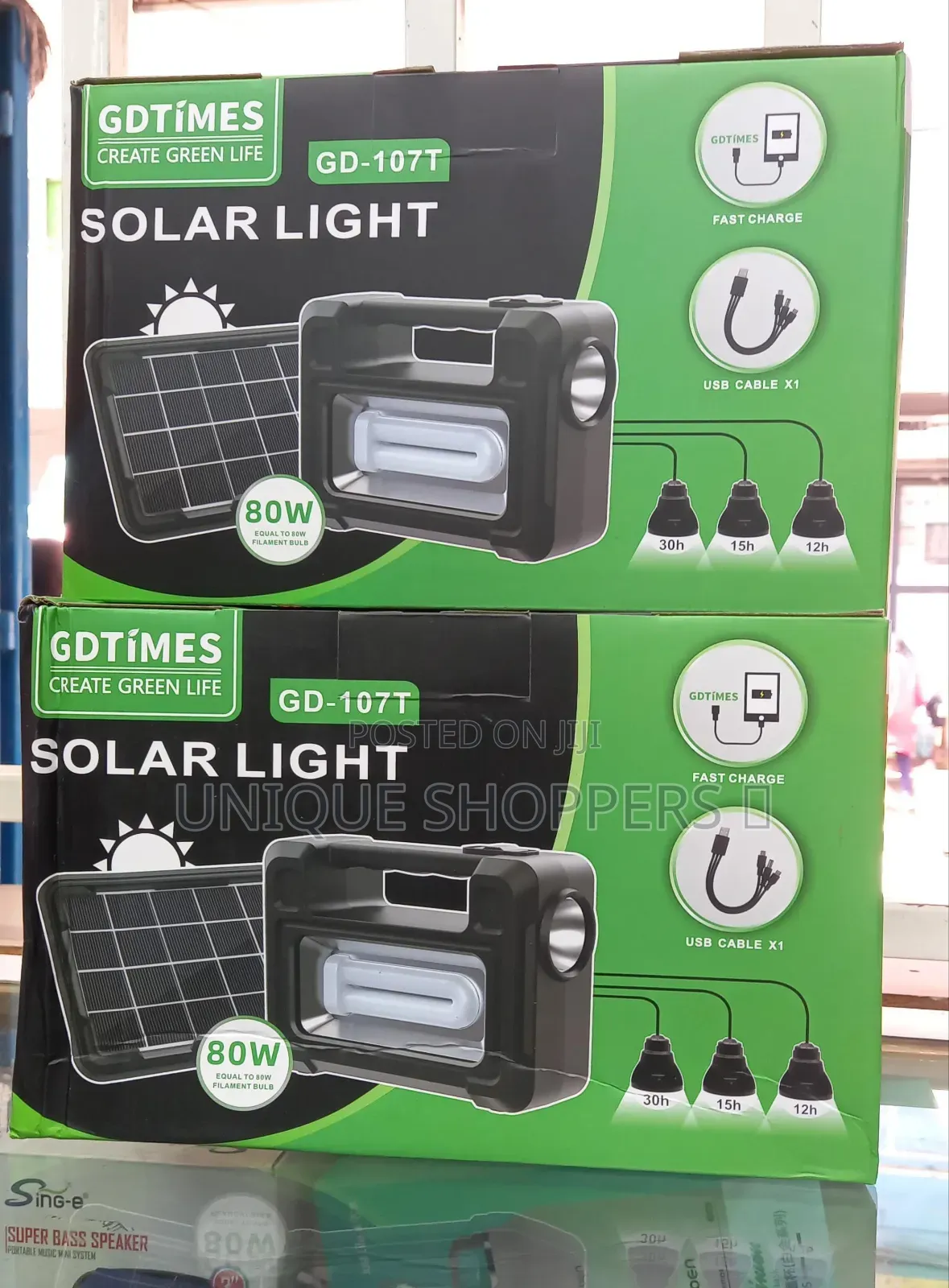*Gdtimes Solar Lighting Kit
