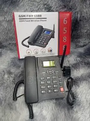 Fixed Wireless Desktop Phone-Quad-Band Gsm,Dual Sim,M-Pesa Fm Radio*//