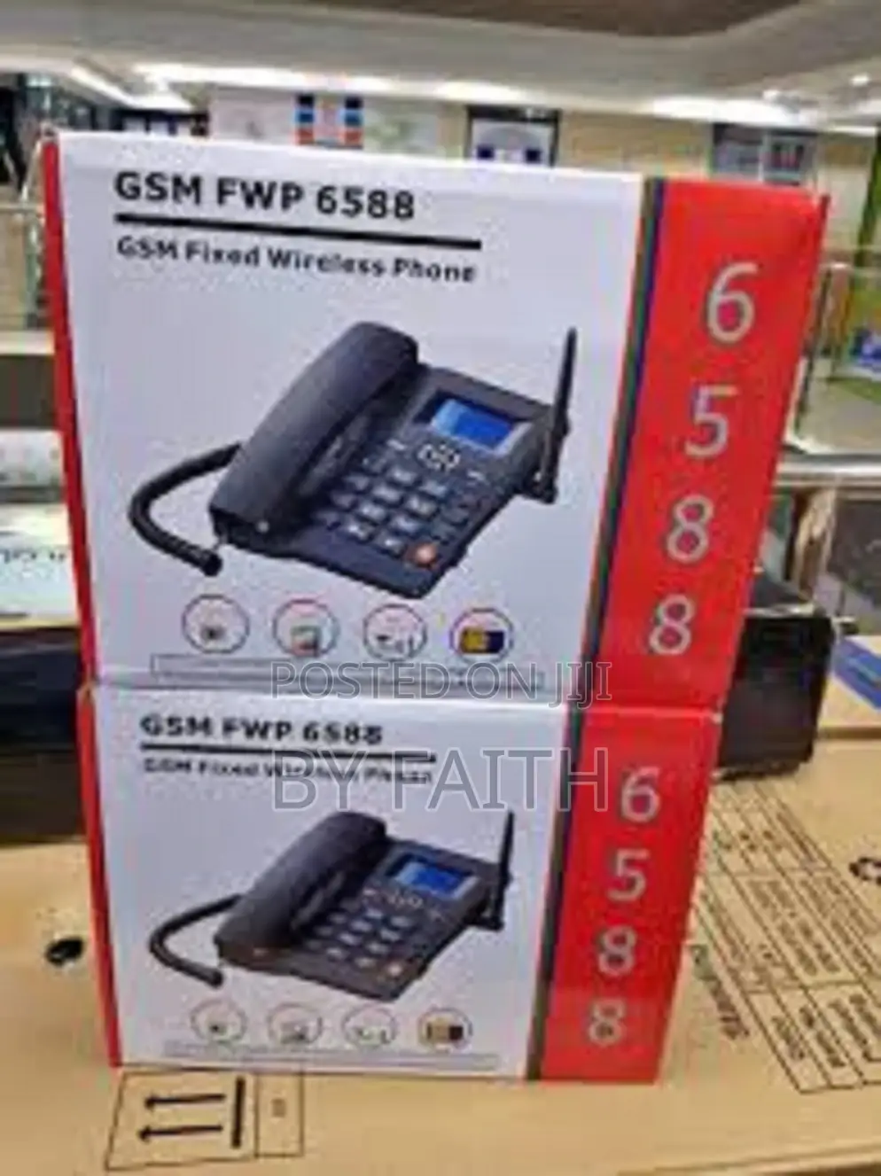 Original Dual Sim Desktop Rechargeable Phone.(M-Pesa Fm)
