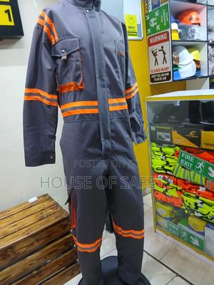 Grey Ready Made Cargo Overall - thumbnail 2