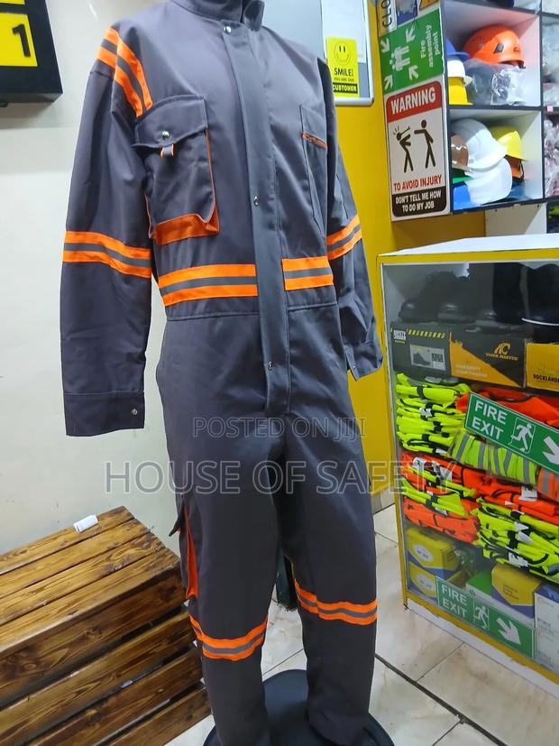 Grey Ready Made Cargo Overall - main view