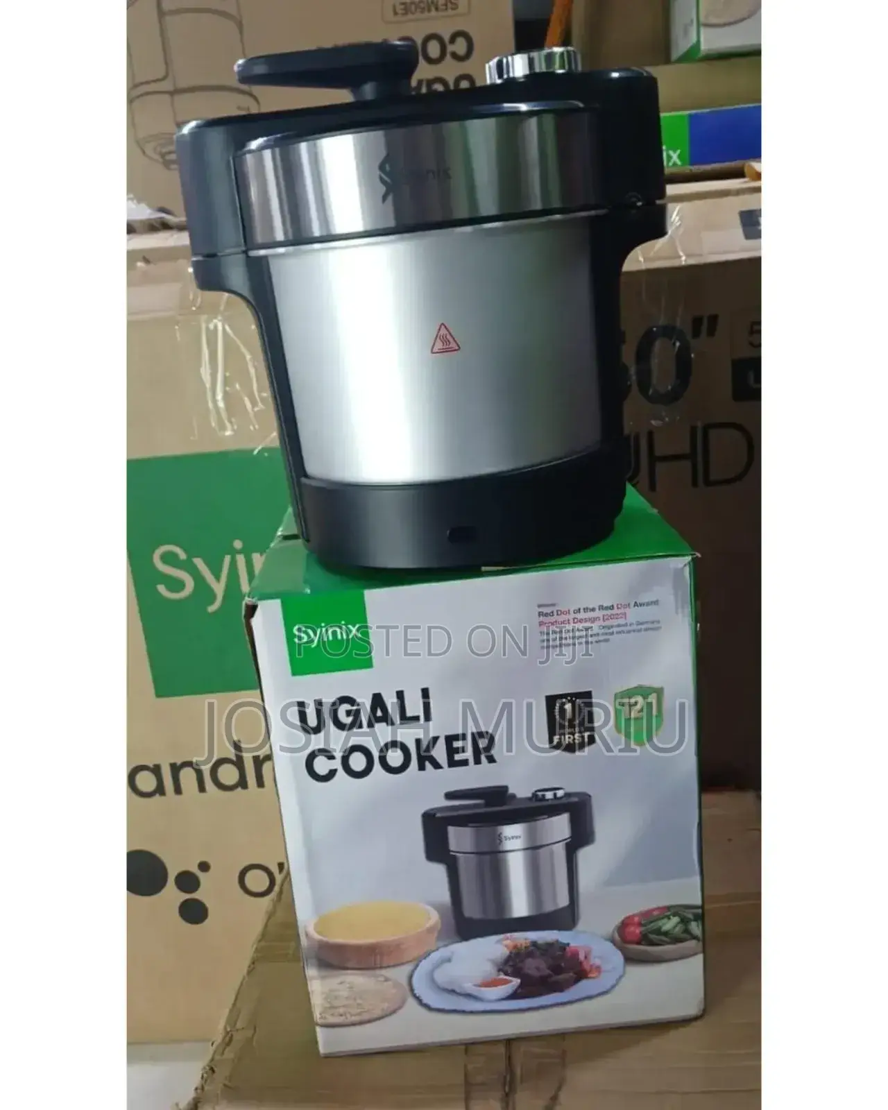 Syinix Fully Automatic Ugali Cooker Swallow Maker Pounding Machine