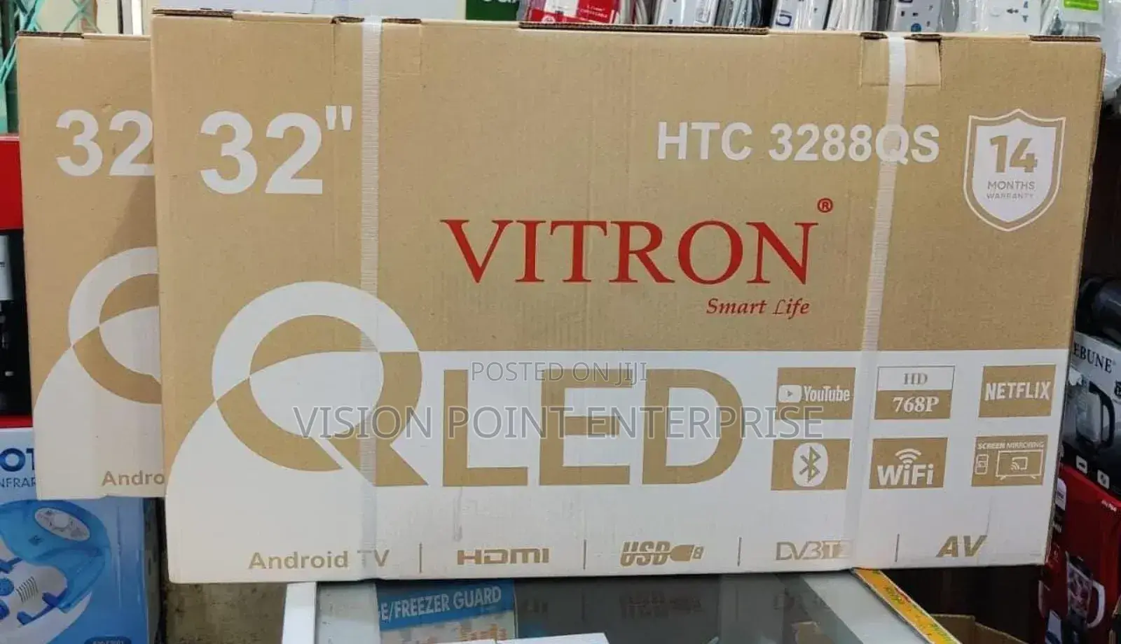 Vitron 32" Qled Smart Android