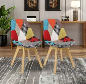 Home Chair; Stylish Velvet Fabric Dining and Living Room Chair Set