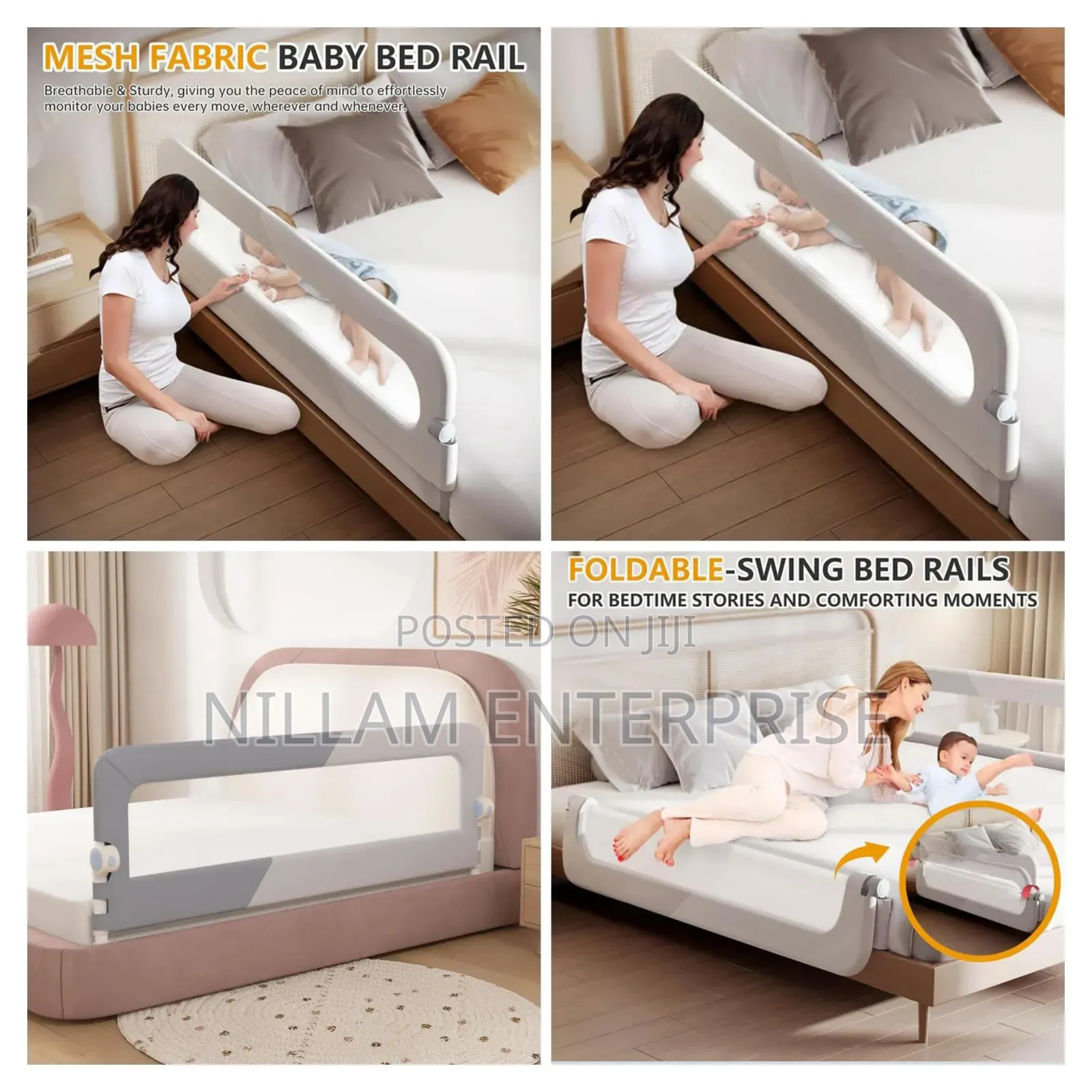 *Baby Bed Safety Rail