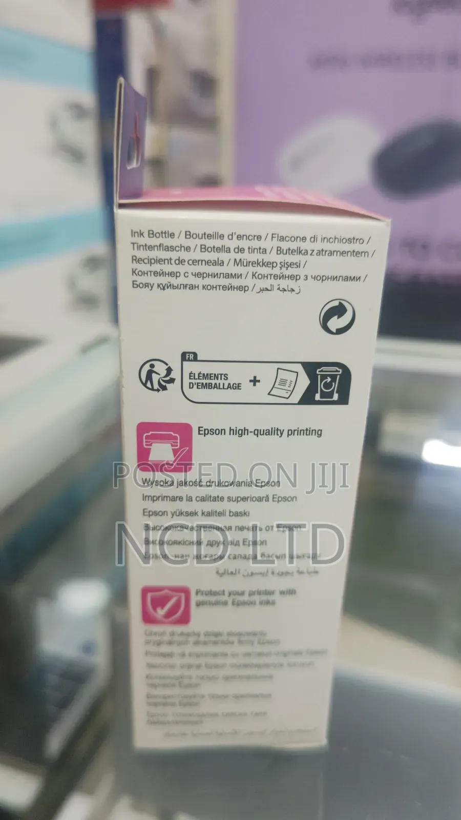 Epson Ecotank Ink Bottle 103mg Magenta