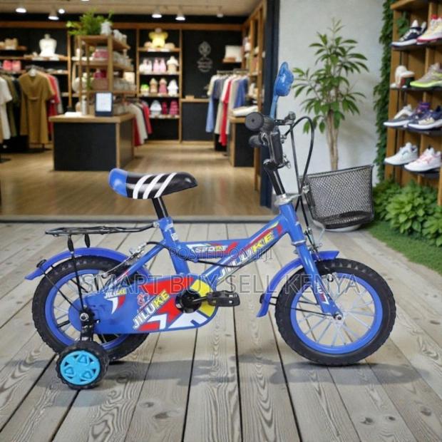 12,14,16 Inch 2–11 Years Children Training Wheel Bike With Cozy Saddle