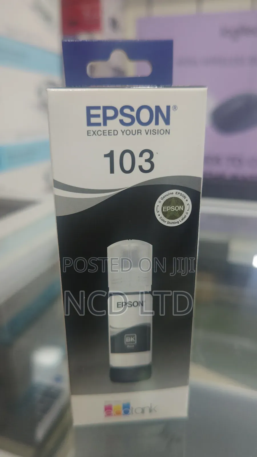 Epson Ecotank Ink Bottle 103 Bk Black
