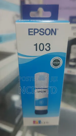 Epson Ecotank Ink Bottle 103cy Cyan for 3111,3150 ,3210,3250
