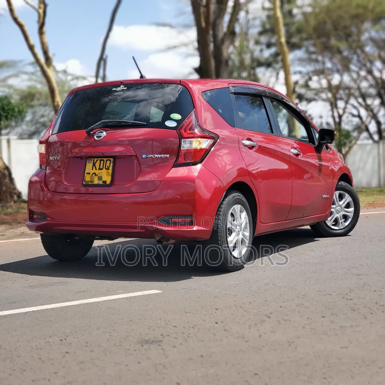 Nissan Note 2017 Burgundy