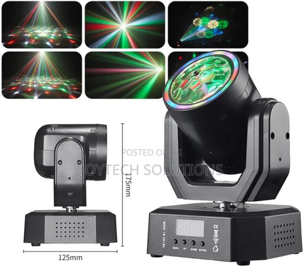 Haed Light With Laser Beam Light Colourful - thumbnail 3