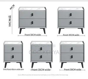 Home Cabinet;Modern Rock Slab Solid Wood Table With Soft-Close Drawers