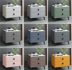 Home Cabinet;Modern Rock Slab Solid Wood Table With Soft-Close Drawers