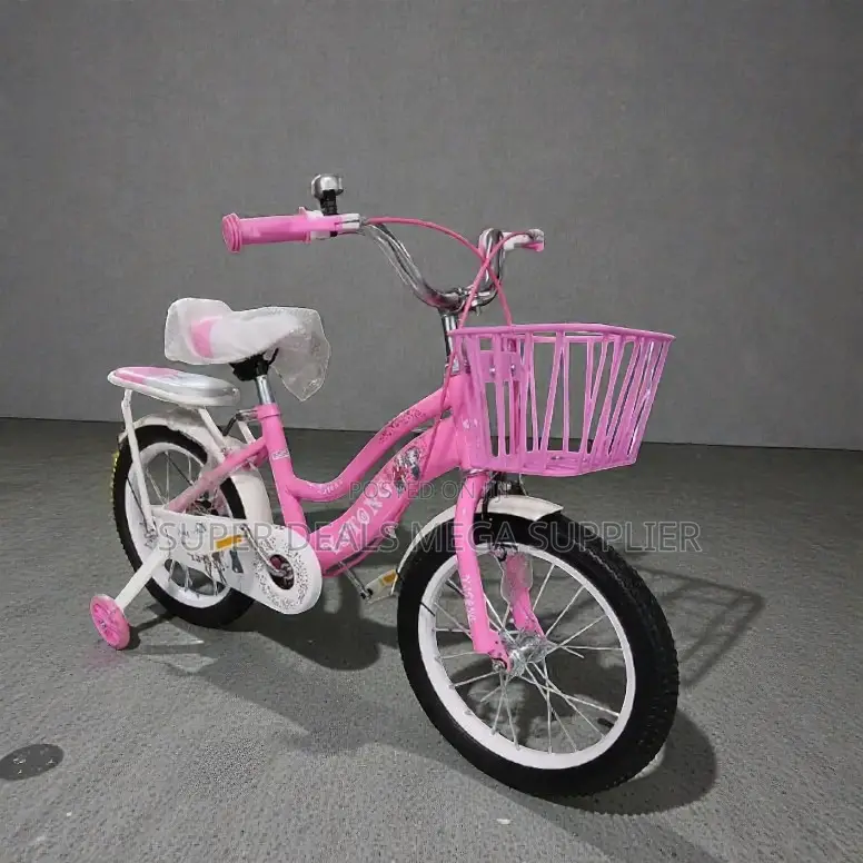 Fun and Safe Cartoon Bike 16 Inch 4-7 Years Children Kids Bicycle