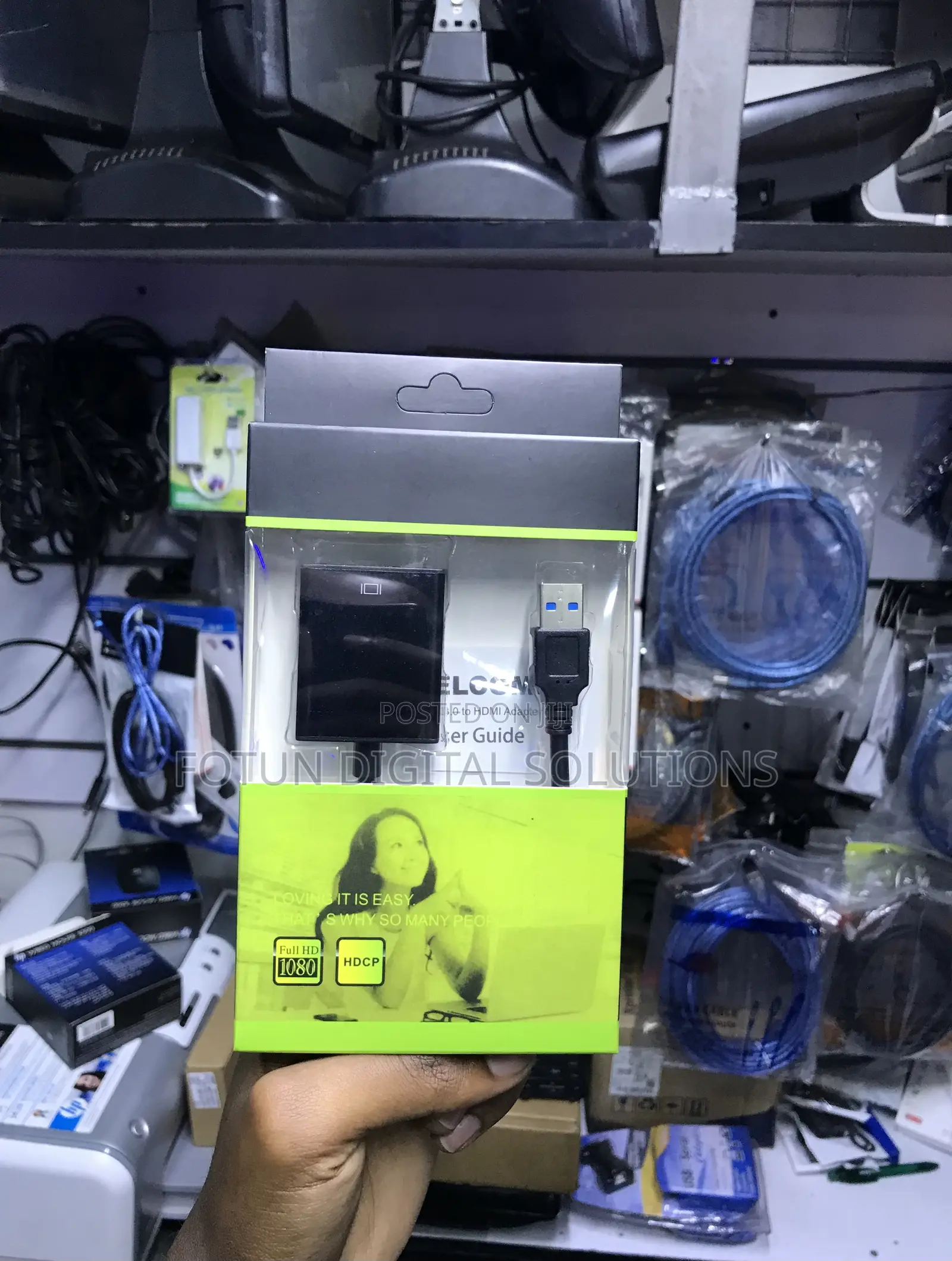 Usb a to Vga Adapter - Connect Laptop to Projector Monitor