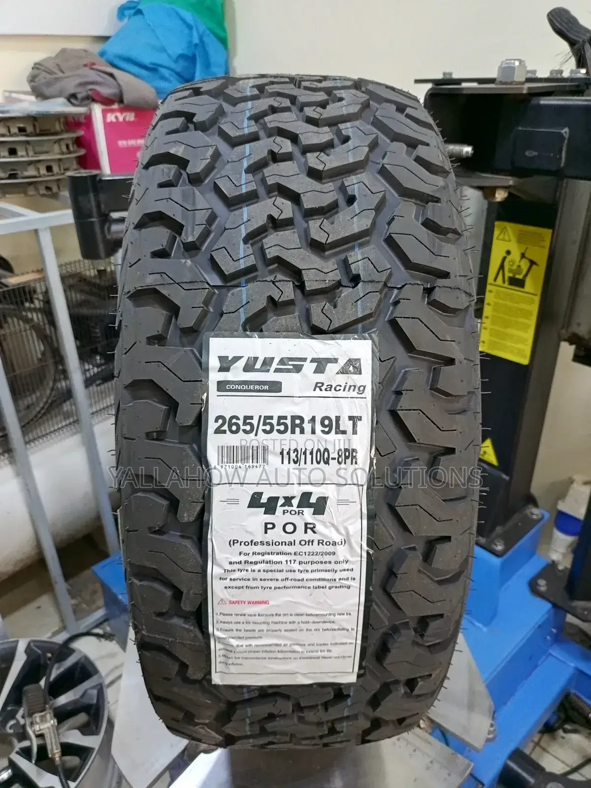 265/55r19 Yusta All-Terrain Tyre | Rugged Performance – Free Balancing
