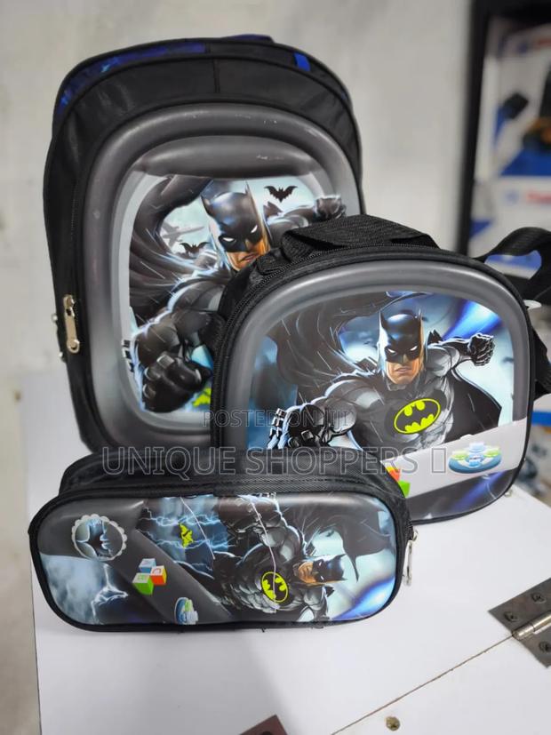 3in1 Cartoon Theme School Backpack* - thumbnail 3