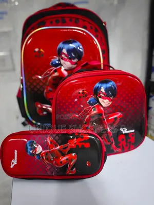 3in1 Cartoon Theme School Backpack*