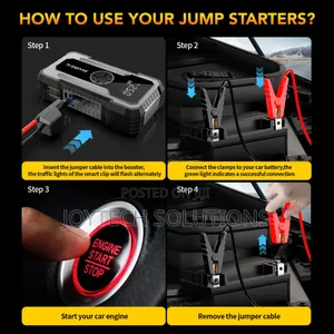 Car Battery Jumpstarter Emergency Super Capacity of 8000mah to 12000ma