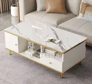 Home Table; White Rectangular Designer Centre Table for Living Room