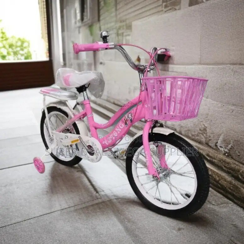 16 Inch Bicycle for Kids 4-7 Years With Stabilizer and Bracket Set