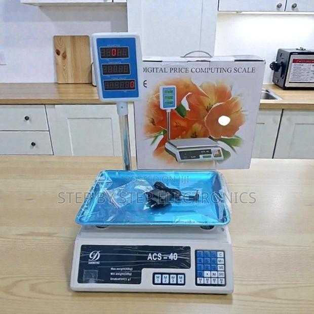 Low Cost Acs 40 Upto 40kgs Computerized Weight Digital Weighing Scale