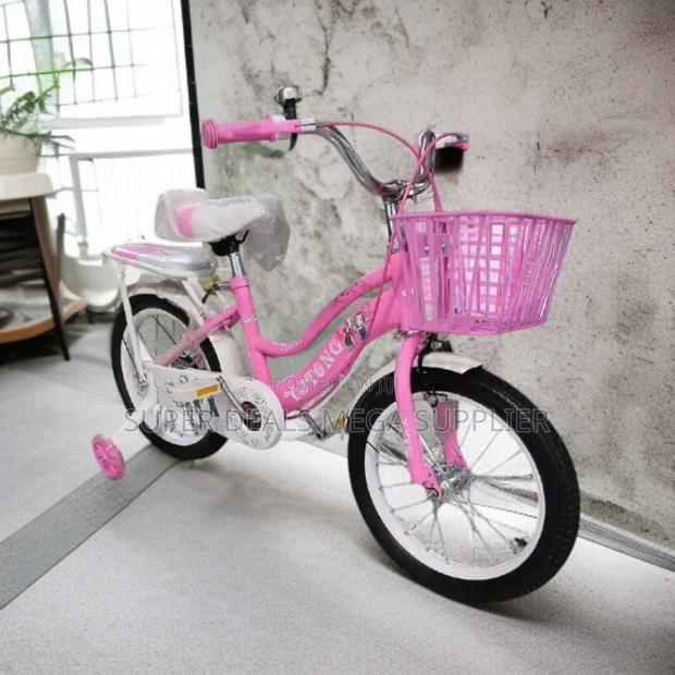 16 Inch Kids Bike Bicycle 4-7 Years With Stabilizer and Bottle Holder