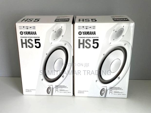 Hs5 Yamaha 5" Bi-Amplified Bass-Reflex Nearfield Studio Monitors Pair