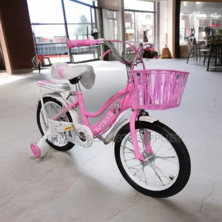 Kids Cycle Bicycle 16 Inch Age 4-7 With Stabilizer and Bottle Mount