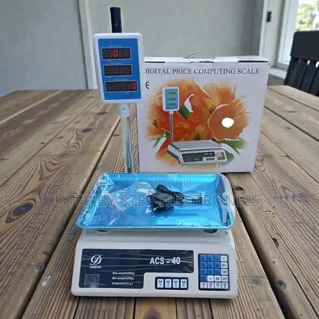 Reliable Space Efficient Acs 40 Upto 40kgs Digital Weighing Scale