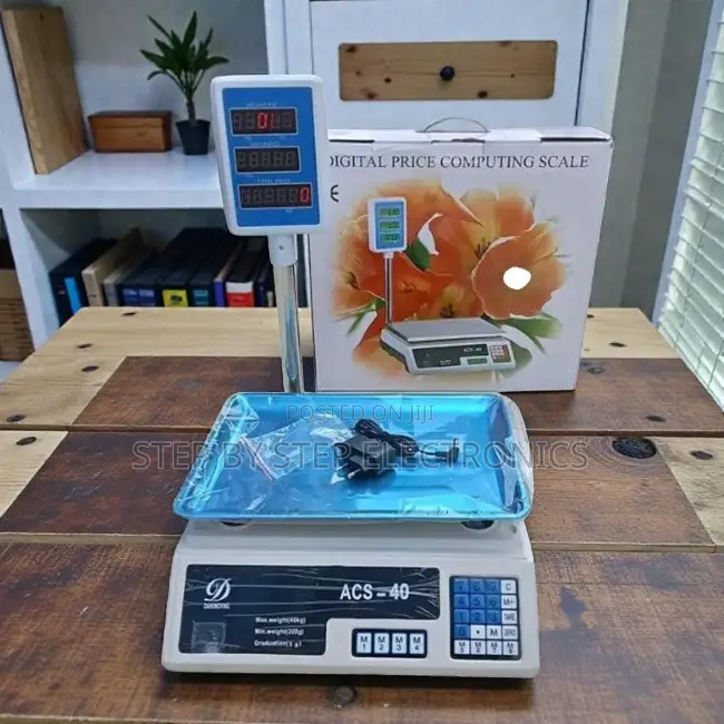 High Quality Body Construction Acs40 Upto 40kgs Digital Weighing Scale