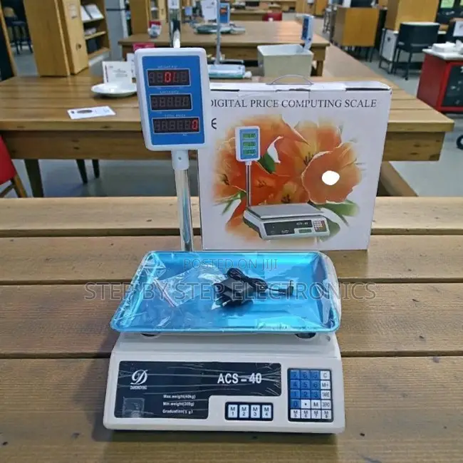 Energy Saving Longer Lasting Acs 40 Upto 40kgs Digital Weighing Scale