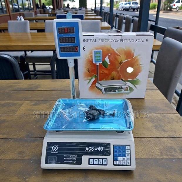 High Performance Plug and Play Acs40 Upto 40kgs Digital Weighing Scale