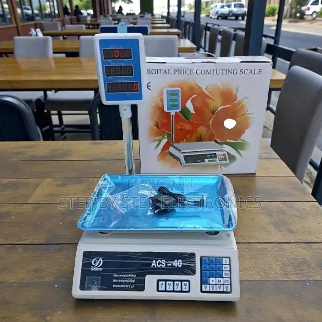 High Performance Plug and Play Acs40 Upto 40kgs Digital Weighing Scale