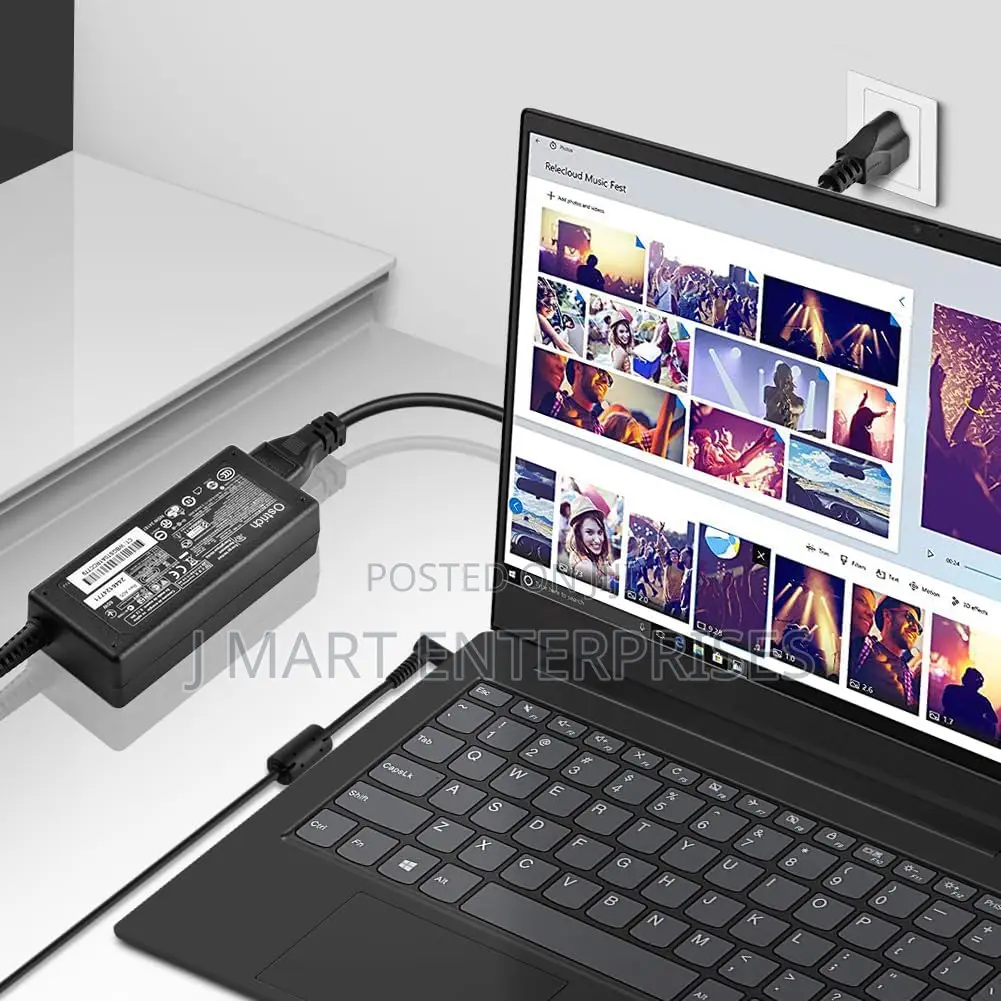 Charger Compatible With Hp Laptop Computer 65w 45w Smart Blue Tip
