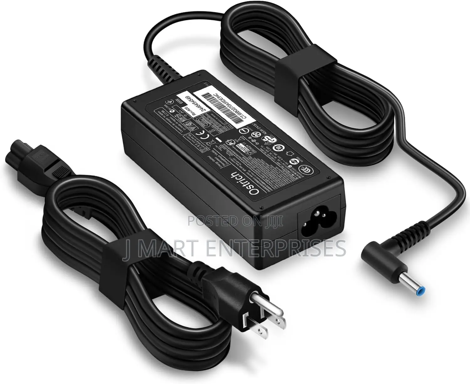 Charger Compatible With Hp Laptop Computer 65w 45w Smart Blue Tip