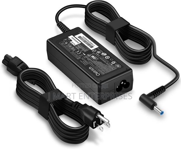 Charger Compatible With Hp Laptop Computer 65w 45w Smart Blue Tip