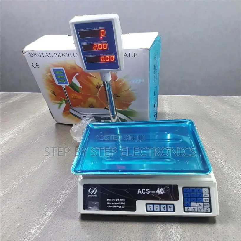 High Durability Performance Acs 40 Upto 40kgs Digital Weighing Scale