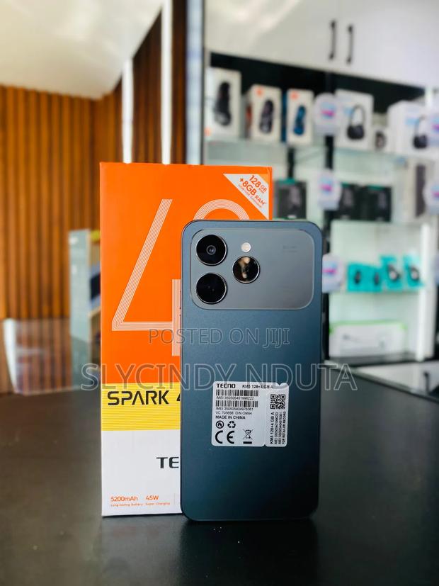 New Tecno Spark 40 128 GB Black - main view