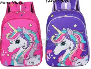 Unicorn Cartoon Theme School Bag*