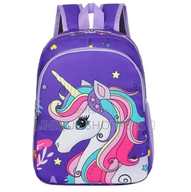Unicorn Cartoon Theme School Bag* - thumbnail 4