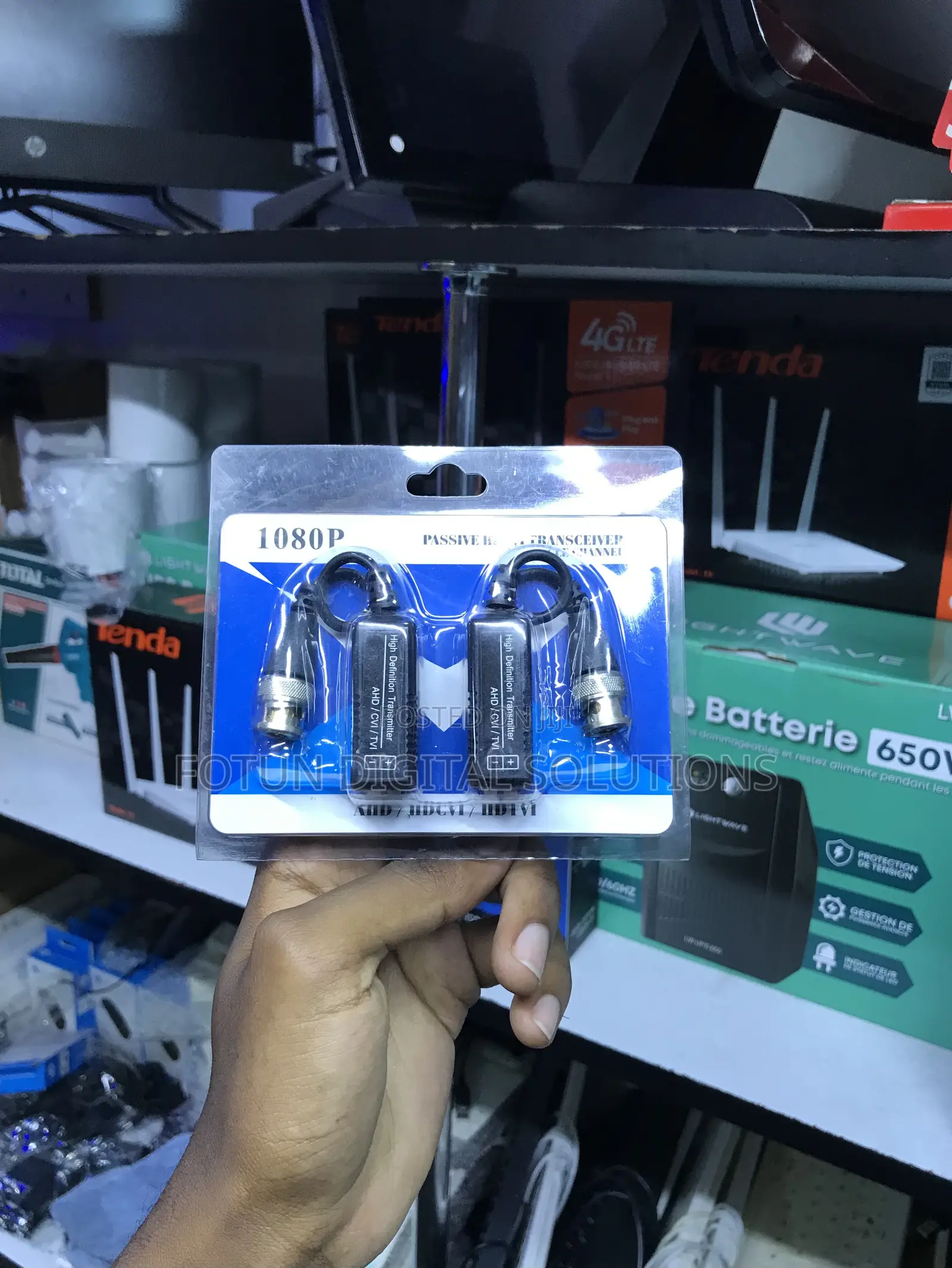 Hdcvi System Booster: 1080p Passive Transceiver for Long Distance