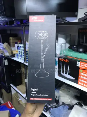 Premium Glass Lens Webcam Stand - Look Professional on Video Calls