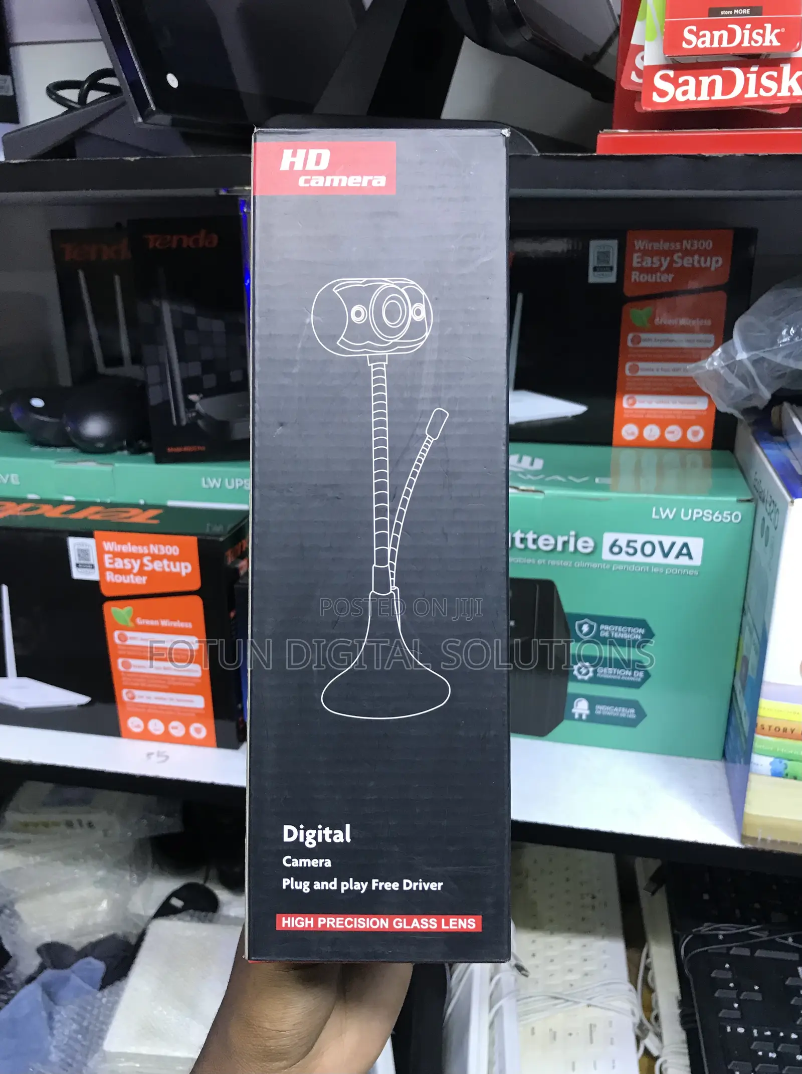 Streamer Webcam With Glass Lens Adjustable Stand - True Color Hd