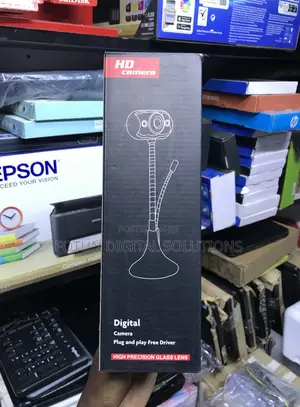 Adjustable Hd Webcam With Clear Glass Lens Stand - Plug Play Usb