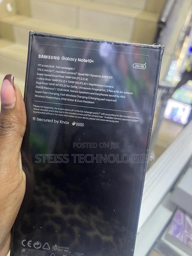 New Samsung Galaxy Note 10 Plus 256 GB Black - thumbnail 4
