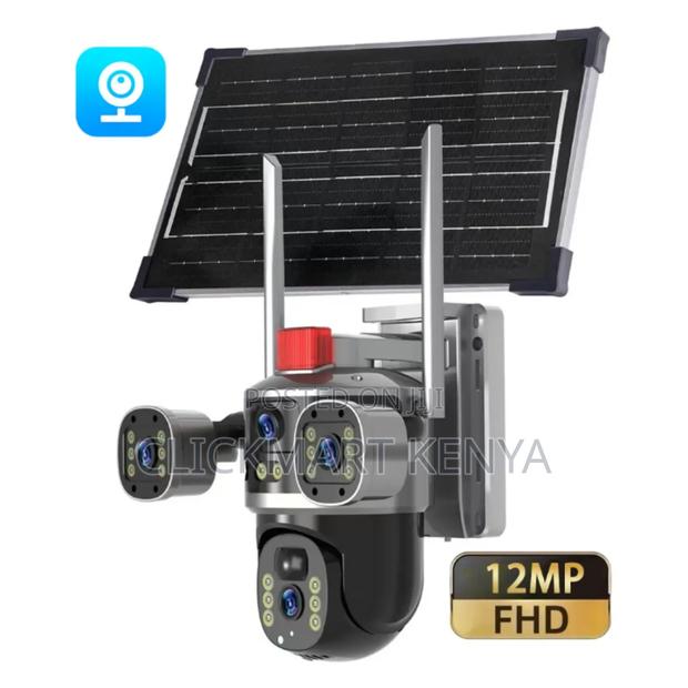 Solar Camera , 3lens 4g 360° CCTV Wifi Enabled - main view