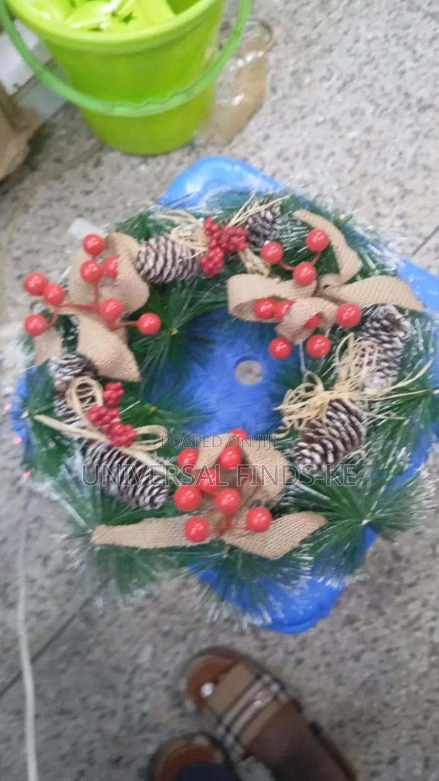 30 Cm Cypress Front Door Christmas Wreath - main view