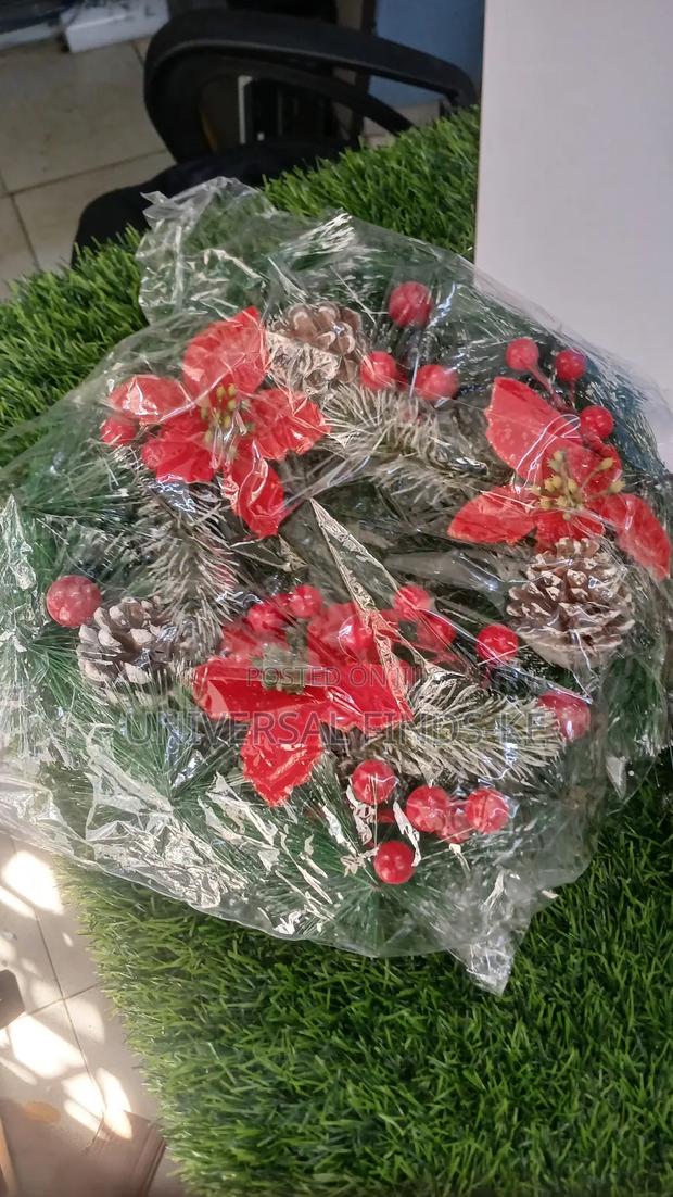 30 Cm Cypress Front Door Christmas Wreath - thumbnail 3